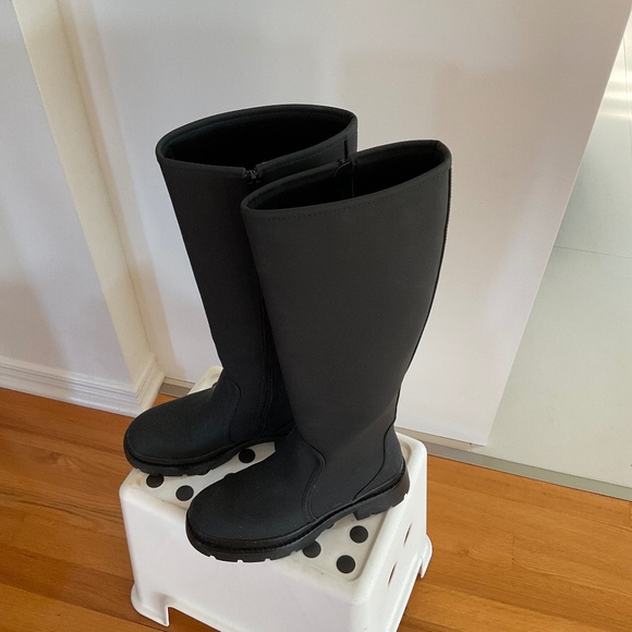 Bottes noires YELLOW TAILLE 7 neuves - Picture 1 of 7